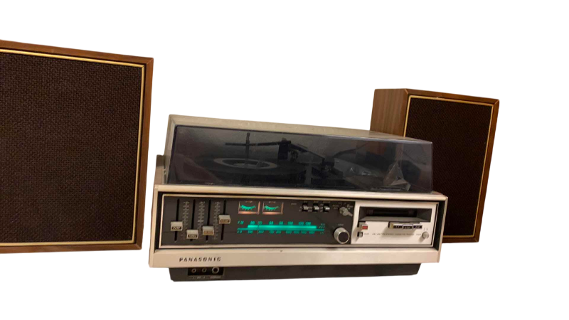 Photo 1 of VINTAGE PANASONIC AM/FM, CASSETTE RECORD PLAYER