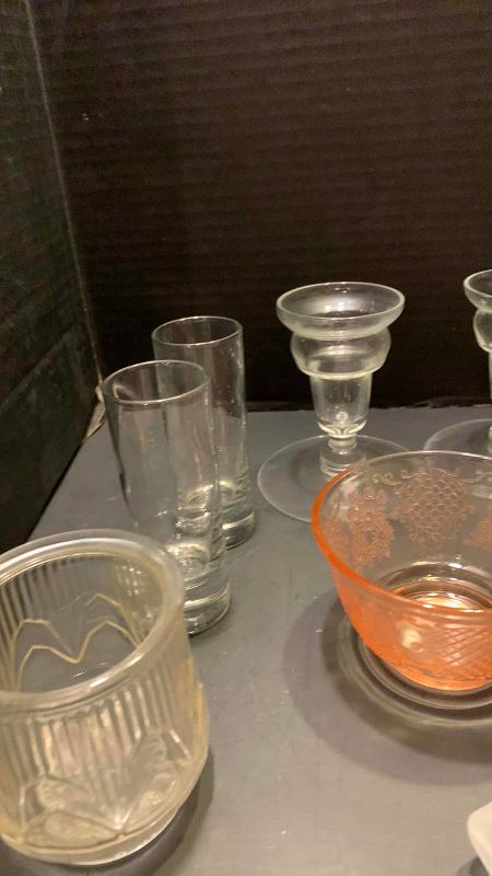 Photo 1 of VINTAGE GLASSWARE