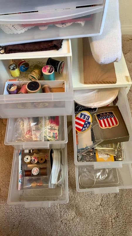 Photo 1 of SEWING MATERIALS AND ITEMS