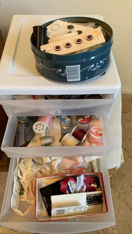 Photo 1 of SEWING MATERIALS AND ITEMS