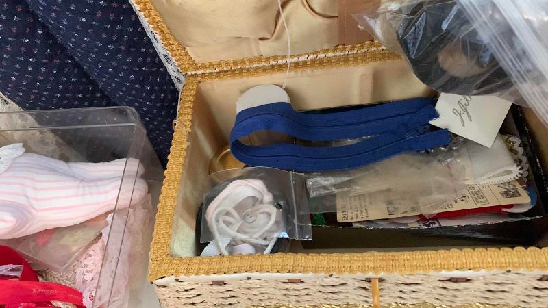 Photo 1 of SEWING AND KNITTING SUPPLIES