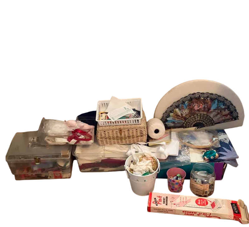 Photo 1 of SEWING AND KNITTING SUPPLIES