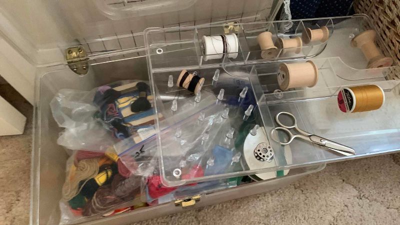 Photo 1 of SEWING AND KNITTING SUPPLIES