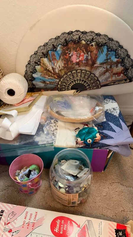 Photo 1 of SEWING AND KNITTING SUPPLIES
