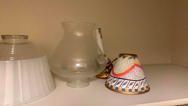 Photo 1 of GLASS LAMPSHADES