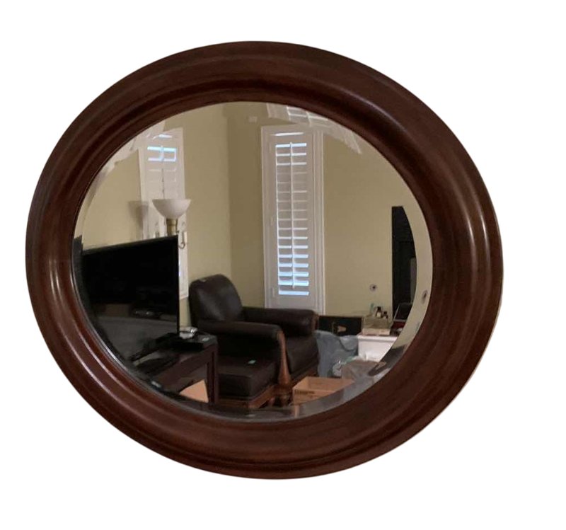 Photo 1 of BEVELED GLASS WALL MIRROR 30” X 24”