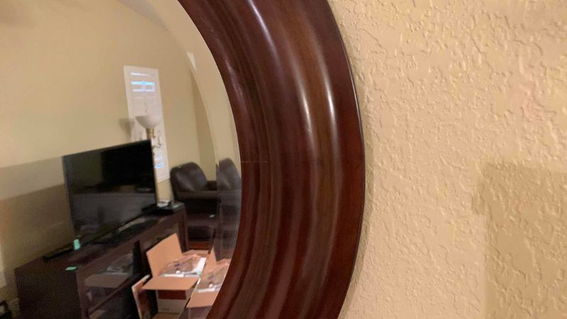 Photo 1 of BEVELED GLASS WALL MIRROR 30” X 24”