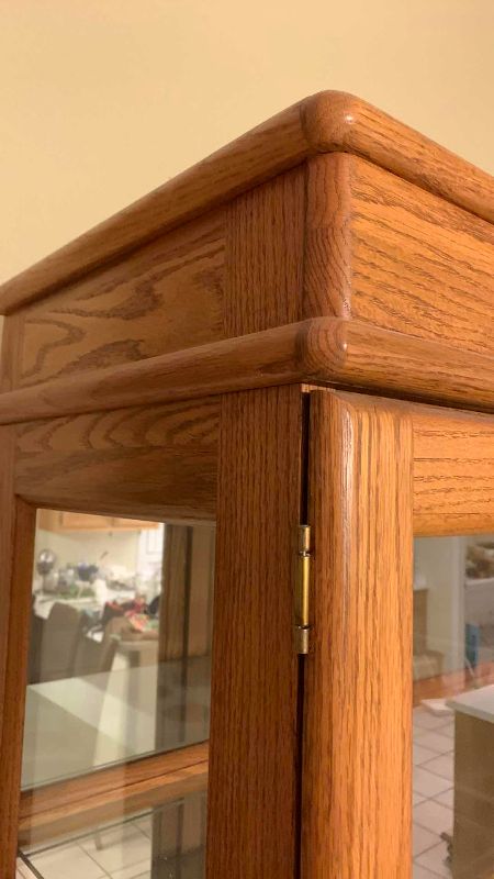 Photo 1 of CURIO CABINET 42" 20" H 80