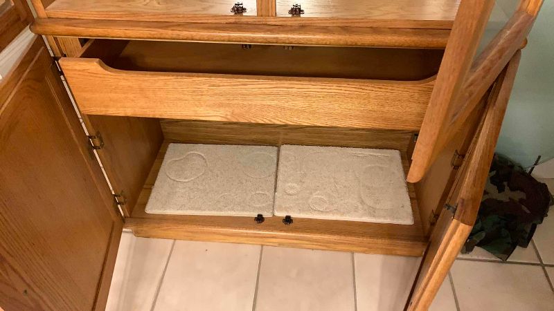 Photo 1 of CURIO CABINET 42" 20" H 80