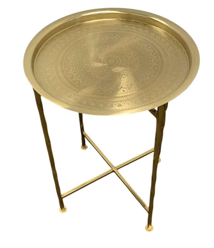 Photo 1 of ROUND GOLD TABLE
