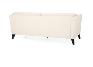 Photo 1 of SABIRIN CONTEMPORARY 3 SEATER FABRIC SOFA CREAM/BEIGE