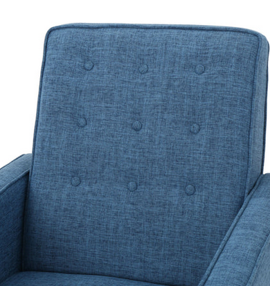 Photo 1 of MACEDONIA MID CENTURY MODERN TUFTED BACK FABRIC RECLINER