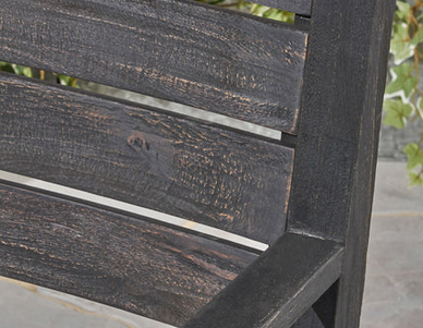 Photo 1 of ERIC OUTDOOR ACACIA WOOD GREY DINING CHAIR SET OF 2