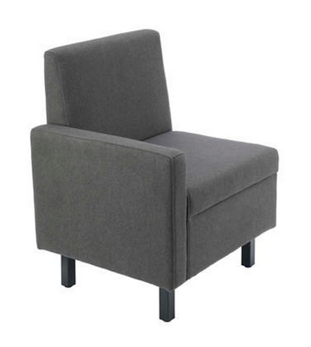 Photo 1 of DARK GRAY LEFT ARM CLUB INDOOR CHAIR