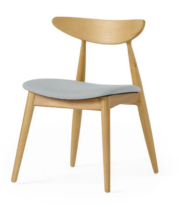 Photo 1 of ISSAIC MID-CENTURY MODERN DESIGN WOOD DINING CHAIRS SET OF 2 