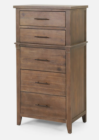 Photo 1 of OKIOKI WOOD FIVE DRAWER DRESSER