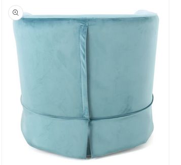 Photo 1 of MALIE TUB DESIGN SWIVEL CLUB CHAIR BLUE