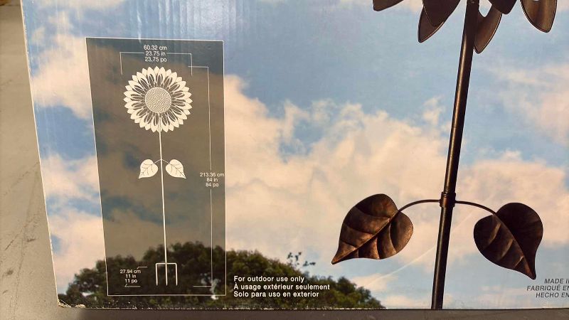 Photo 1 of SUNFLOWER OUTDOOR WIND-SPINNER 