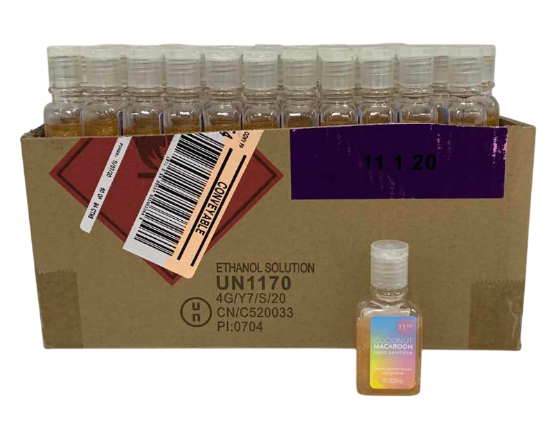 Photo 1 of HAND SANITIZER COCONUT MACAROON SCENTED CASE PACK 96
