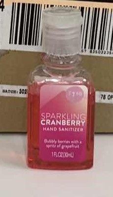 Photo 1 of HAND SANITIZER CRANBERRY SENTED CASE PACK 96