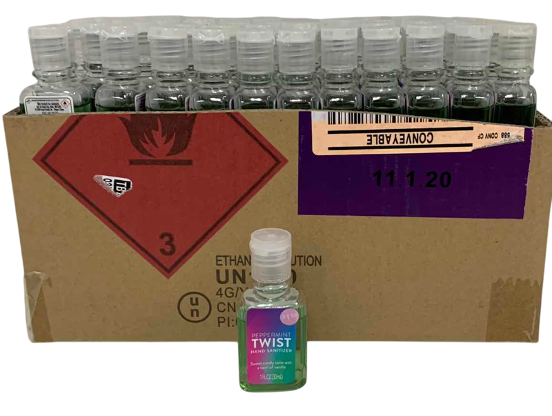 Photo 1 of HAND SANITIZER PEPPERMINT TWIST SCENTED CASE PACK 96
