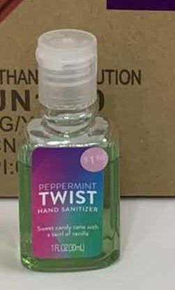Photo 1 of HAND SANITIZER PEPPERMINT TWIST SCENTED CASE PACK 96