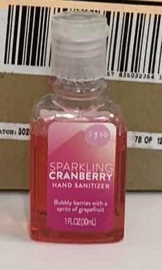 Photo 1 of HAND SANITIZER CRANBERRY SENTED CASE PACK 96