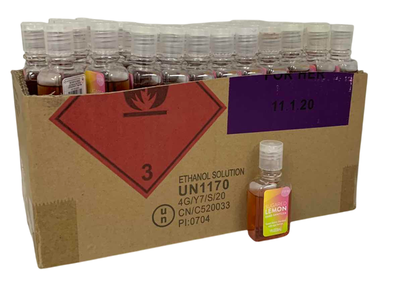 Photo 1 of HAND SANITIZER SUGARED LEMON SCENTED CASE PACK 96