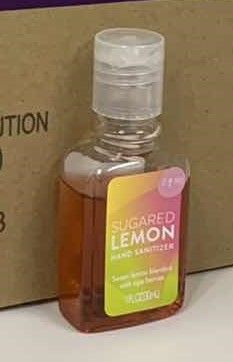 Photo 1 of HAND SANITIZER LEMON SCENTED CASEPACK 96