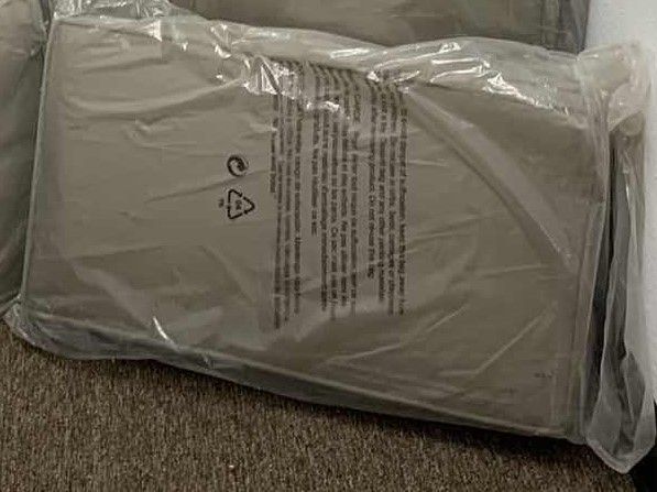 Photo 1 of 2 SETS OF CUSHIONS FOR PATIO CHAIRS GREY