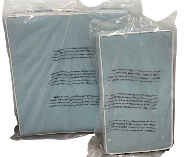 Photo 1 of 1 SET OF CUSHIONS FOR PATIO CHAIR BLUE