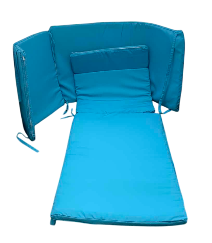 Photo 1 of 2-CHAISE LOUNGE CUSHIONS BLUE