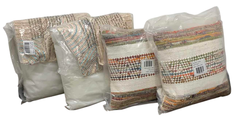 Photo 1 of 4-DECORATIVE THROW PILLOWS 