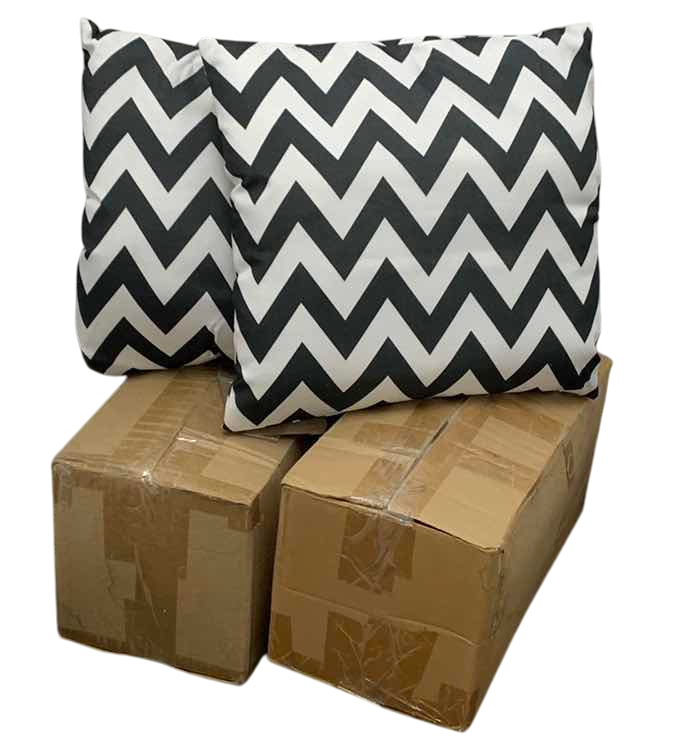 Photo 1 of 6-DECORATIVE THROW PILLOWS BLACK AND WHITE 