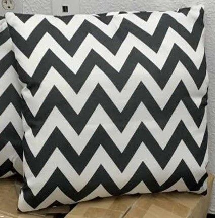 Photo 1 of 4-DECORATIVE THROW PILLOWS BLACK AND WHITE