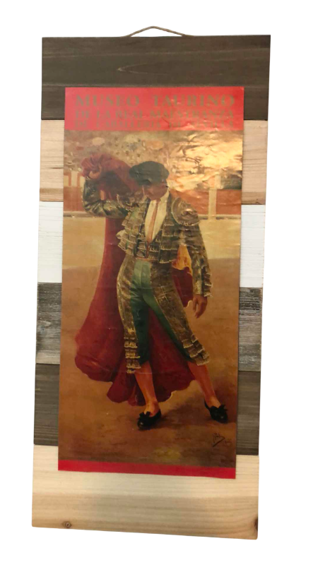 Photo 1 of MATADOR PRINT ON WOOD 12” X 26”
