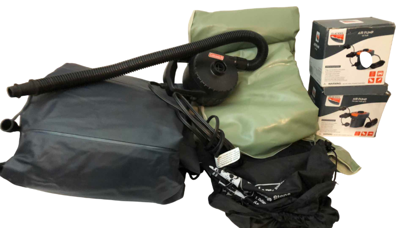 Photo 1 of 2-AIR MATTRESSES AND 3-PUMPS COLEMAN