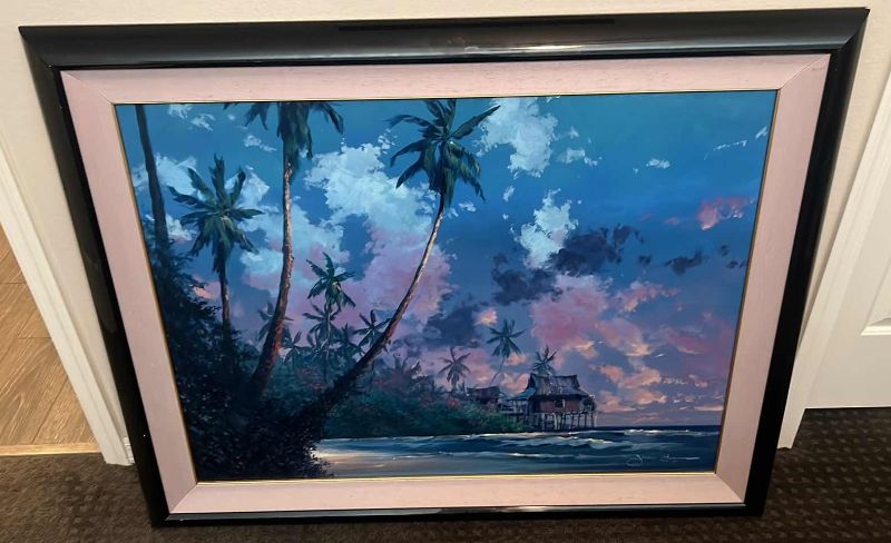 Photo 1 of ORIGINAL JAMES COLEMAN SIGNED OIL PAINTING 48” X 38”