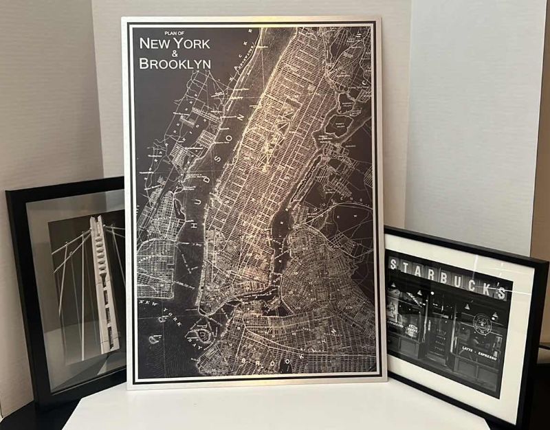 Photo 1 of NEW YORK THEMED ARTWORK LARGEST 20” X 28”