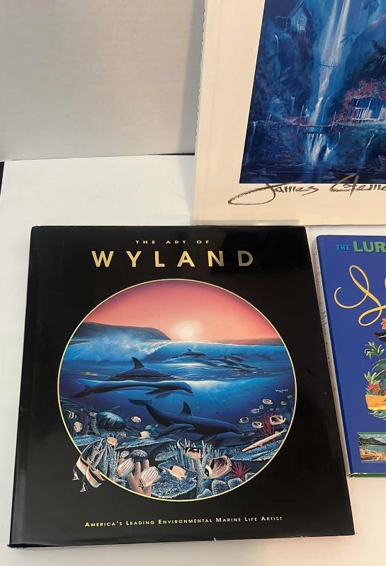 Photo 1 of 3 HAWAII AND OCEAN ART THEMED HARDBACK BOOKS BY JAMES COLEMAN AND WYLAND