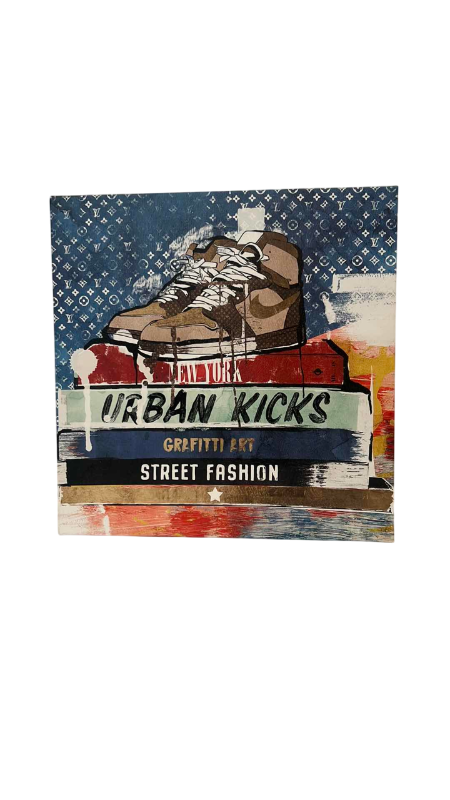 Photo 1 of NEW YORK THEMED URBAN PRINT ON CANVAS 18” X 18”