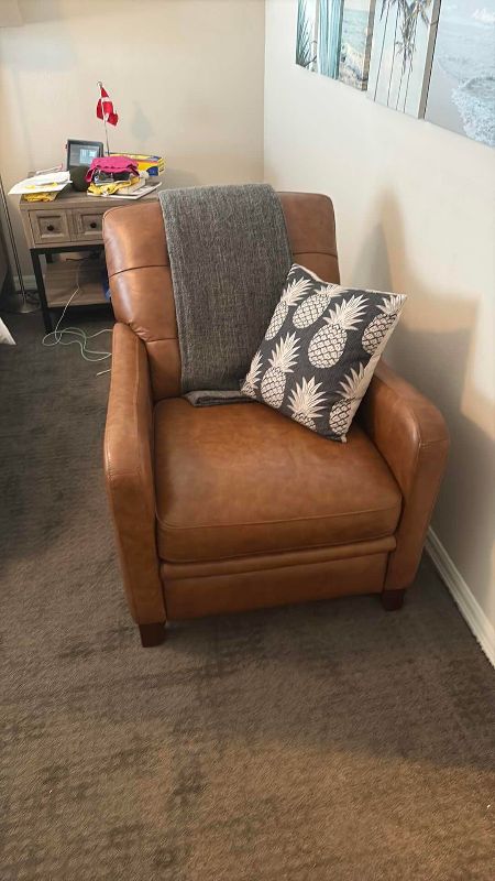 Photo 1 of LEATHER CHAIR 28” X 32” X 36” H
