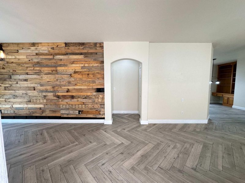 Photo 1 of 2-PALLETS OF UNIFORM SIZE WOOD SLATS FOR WALL MOUNTING