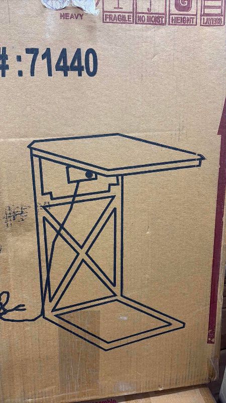 Photo 1 of SIDE TABLE NATURAL