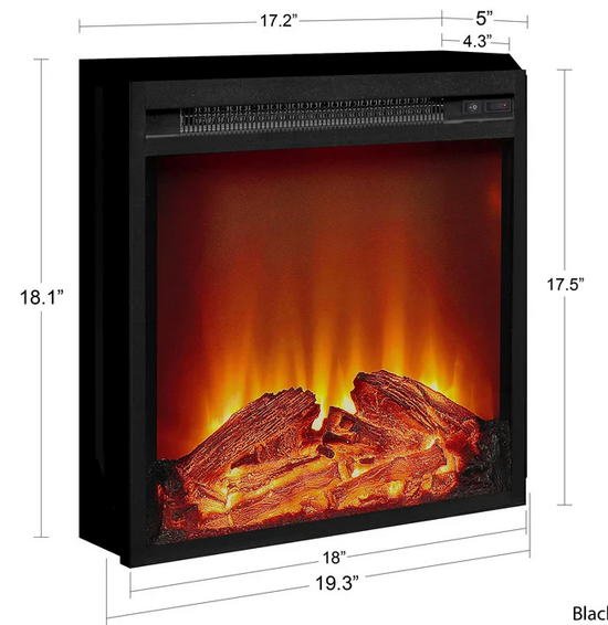 Photo 1 of 18" ELECTRICAL FIRE PLACE INSERT 
