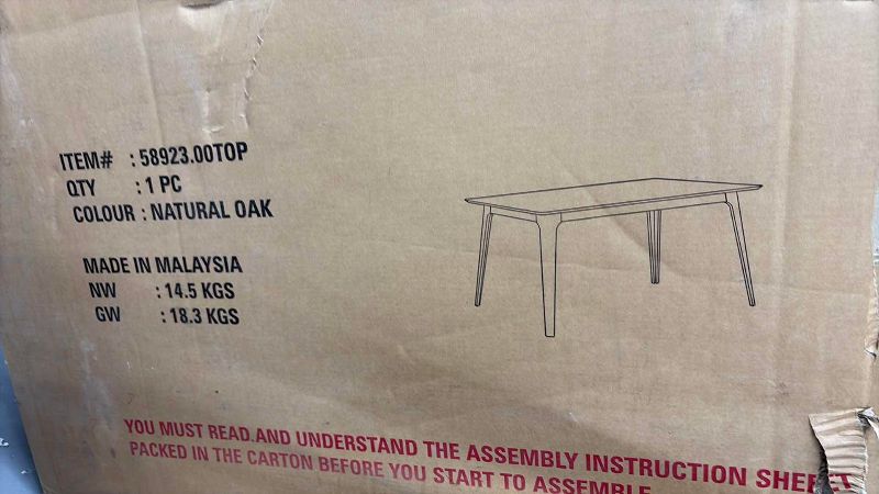 Photo 1 of KEIKO MID CENTURY MODERN WOOD DINING TABLE 