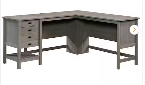 Photo 1 of SAUDER COTTAGE ROAD COLLECTION L-SHAPED DESK MYSTIC OAK FINISH