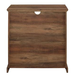 Photo 1 of WALKER EDISON FARMHOUSE 2 DOOR ACCENT CABINET RECLAIMED BARNWOOD AF30ABGDRO