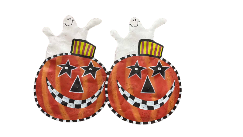 Photo 1 of 6 JACK O LANTERNS DOOR HANGERS 37"