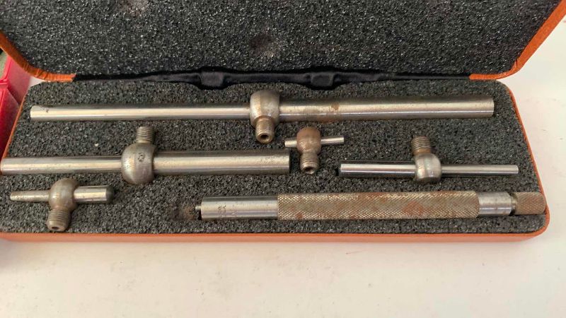 Photo 1 of BROWN AND SHARPE INSIDE MICROMETER AND A STARRETT MICROMETER